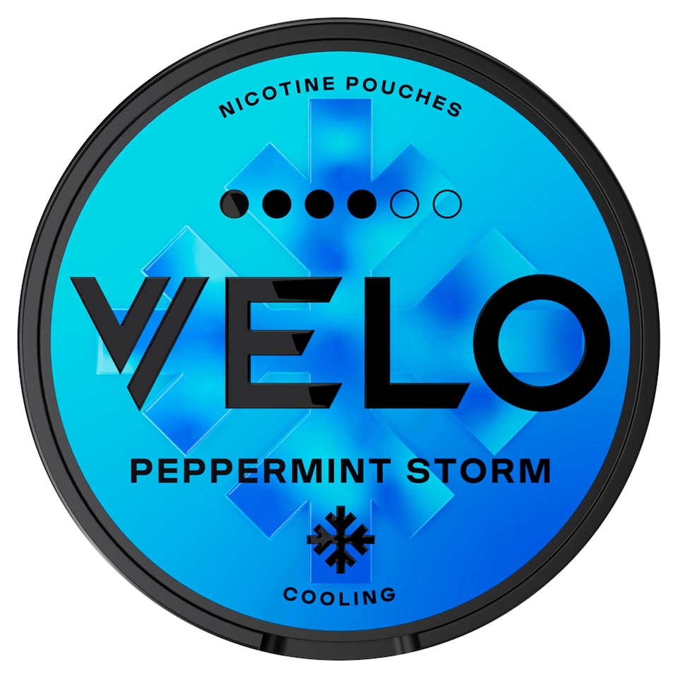 image 1 of Velo 20 Cooling Storm Nicotine Pouches 10.9Mg 14G