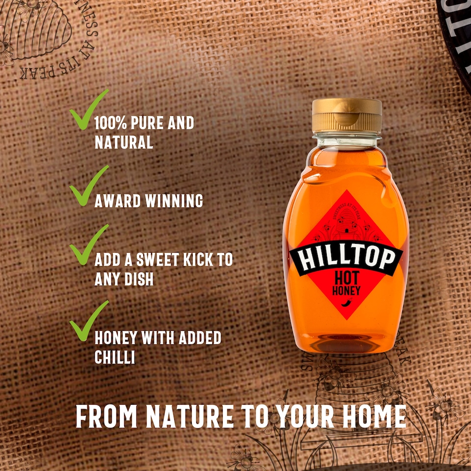 image 1 of Hilltop Hot Honey 340g