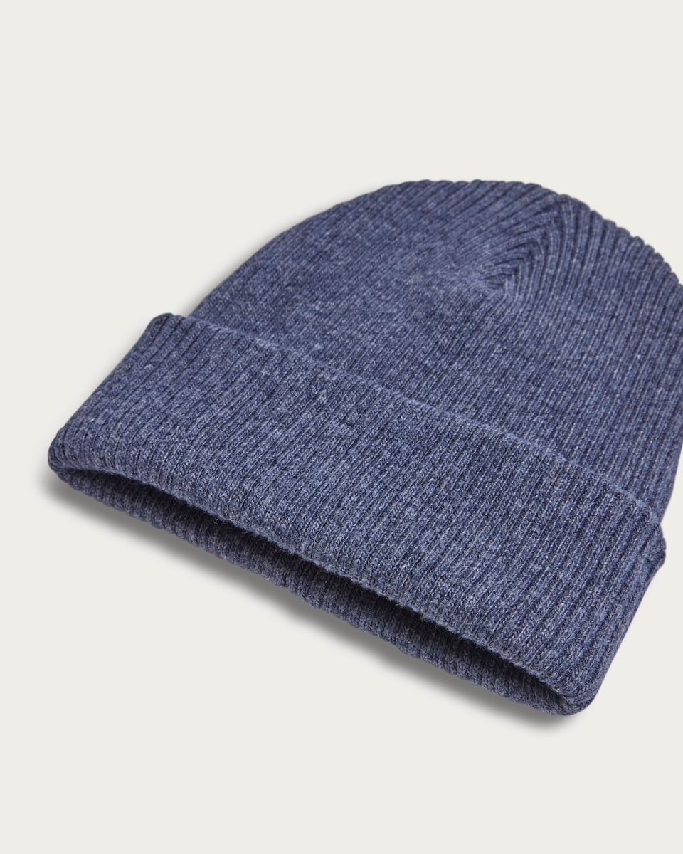 image 1 of F&F Boys 2-Pack Ribbed Beanie Hats in Multi