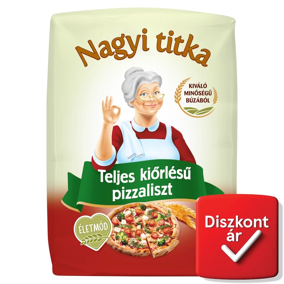 Nagyi titka teljes kiőrlésű pizzaliszt 1 kg