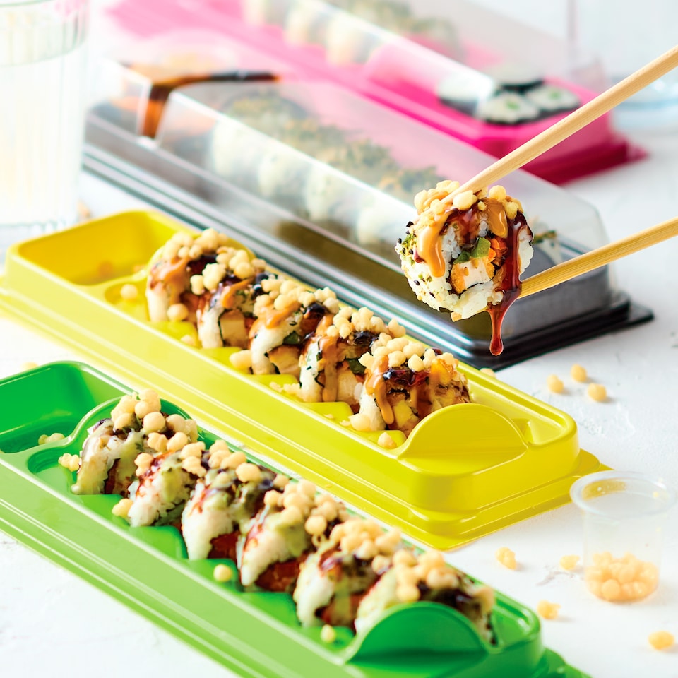 image 1 of itsu teriyaki salmon dragon roll 184g