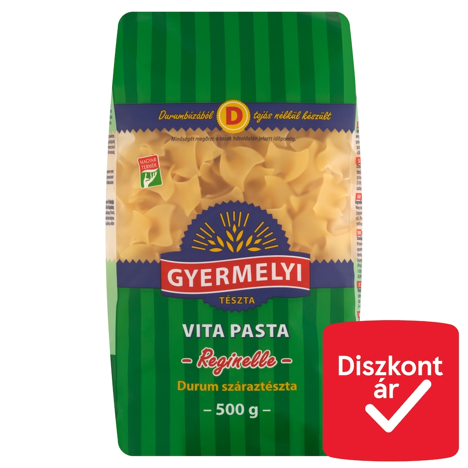 Gyermelyi Vita Pasta Reginelle Durum Pasta 500 g