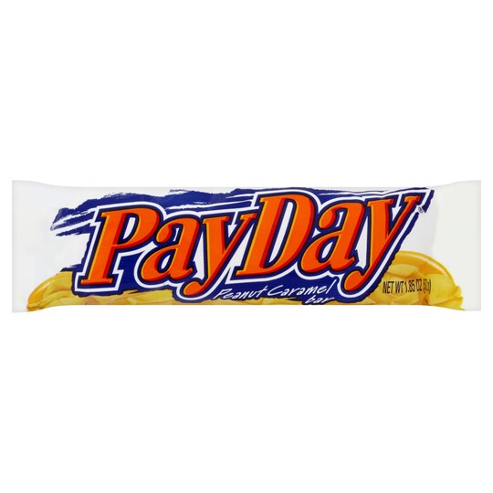 HERSHEYS PAYDAY PEANUT CARAMEL BAR 52G Tesco Groceries