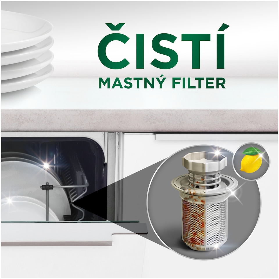 image 1 of Jar Platinum Dishwasher Tablets, Lemon,  96 Capsules,  Tackles Tough Challenges, Greasy Filter