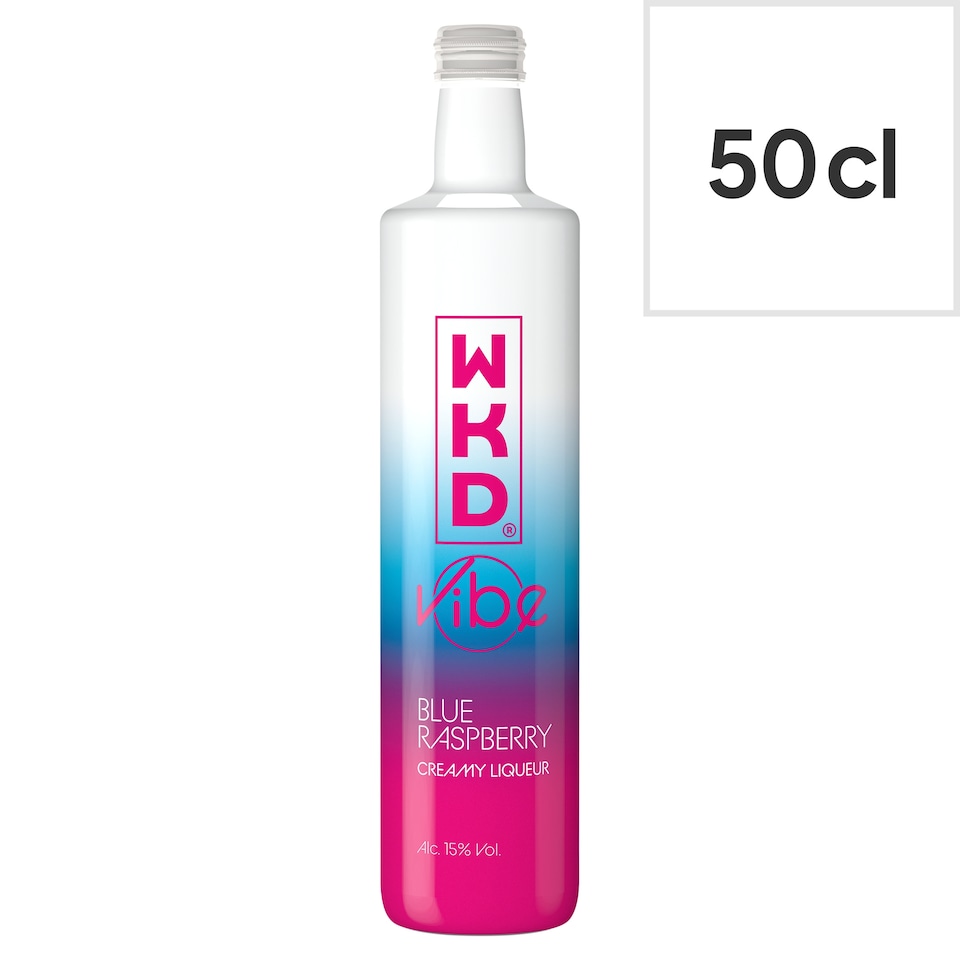 WKD Vibe Creamy Liqueur - Blue Raspberry 500ml