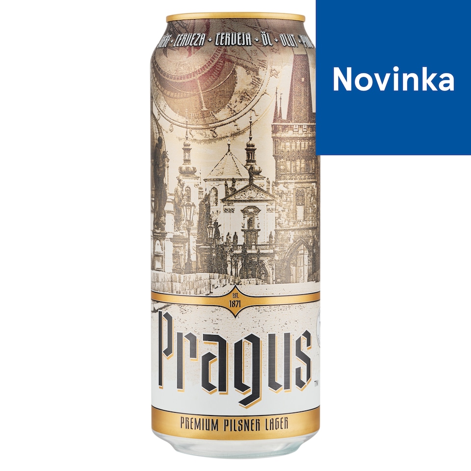 obrázok 1 z Pragus Pivo ležiak svetlé 500 ml