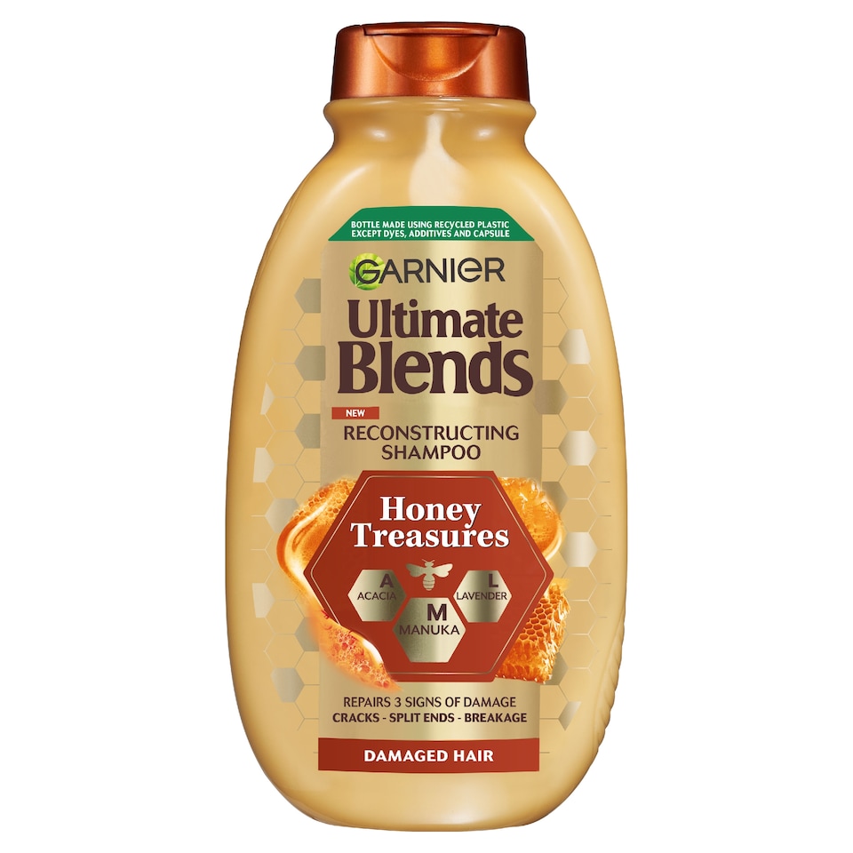 image 1 of Garnier Ultimate Blends Honey Treasures Shampoo 400Ml