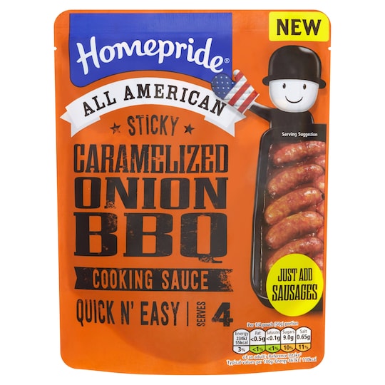 HOMEPRIDE STICKY CARAMLISD ONION BBQ SCE 200G