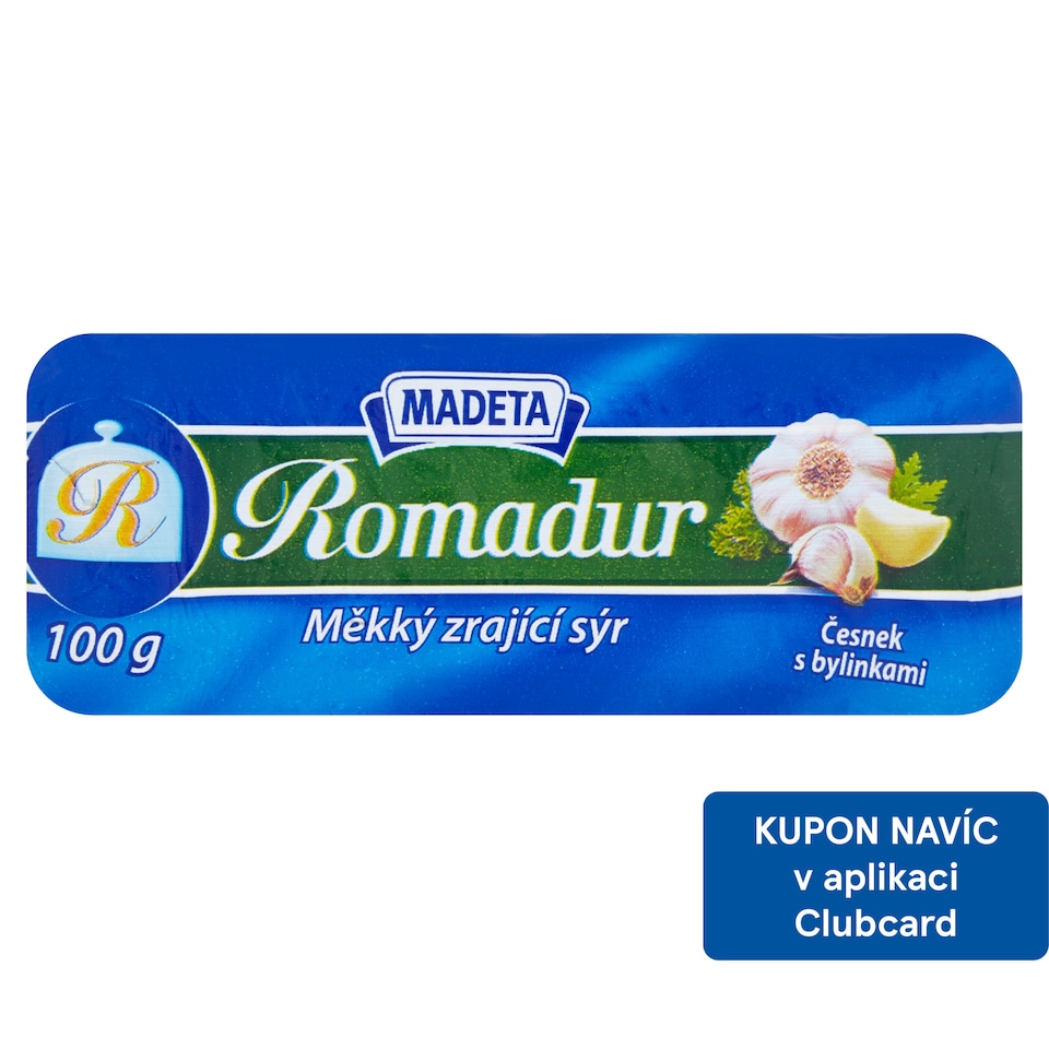 image 1 of Madeta Romadur Garlic with Herbs Soft Ripened Cheese 100g