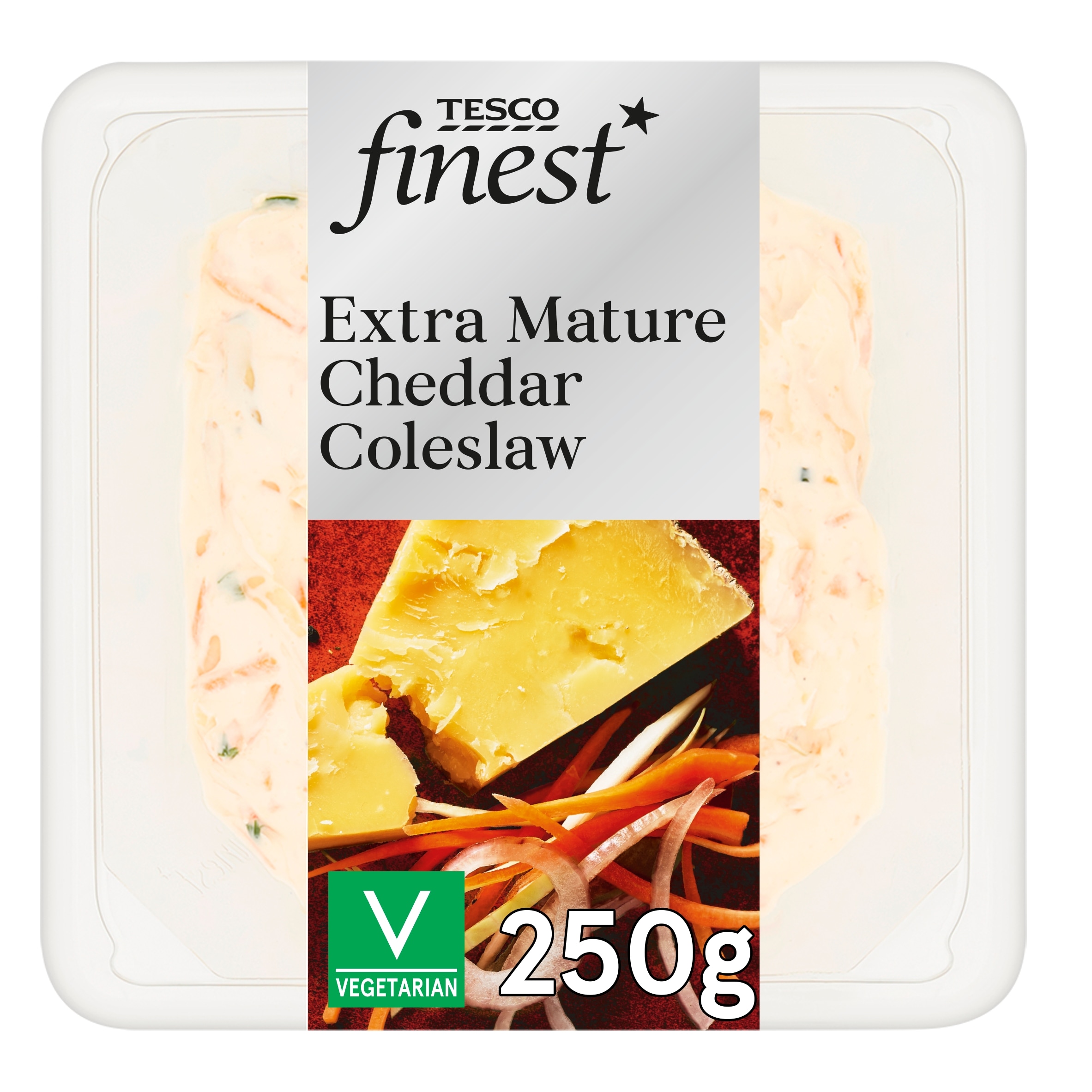 Tesco Finest Extra Mature Cheddar Coleslaw 250g