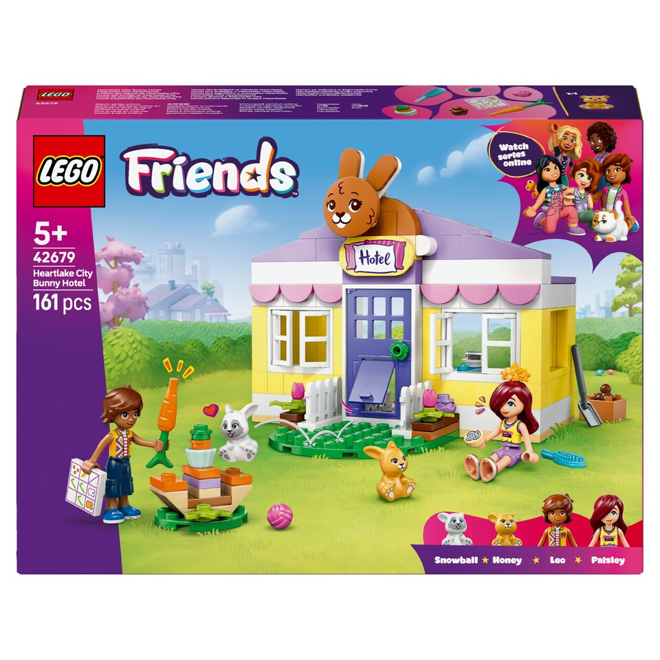 Obrázek 1 pro produkt LEGO Friends 42679 Hotel pro králíčky v městečku Heartlake