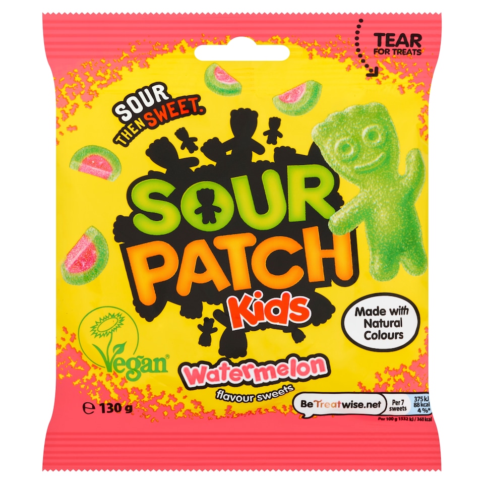 Sour Patch Kids Watermelon Sour Sweets 130G