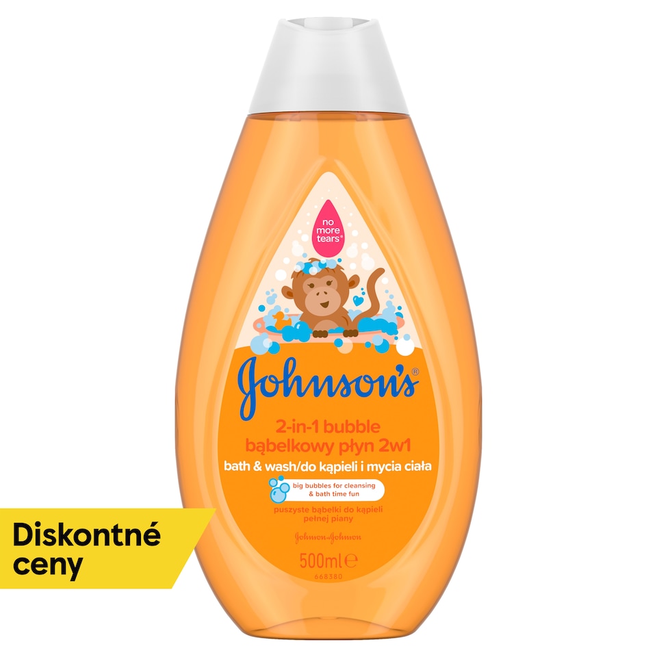 Johnson's Bubble Bath & Wash Gel 2-in-1 500 ml