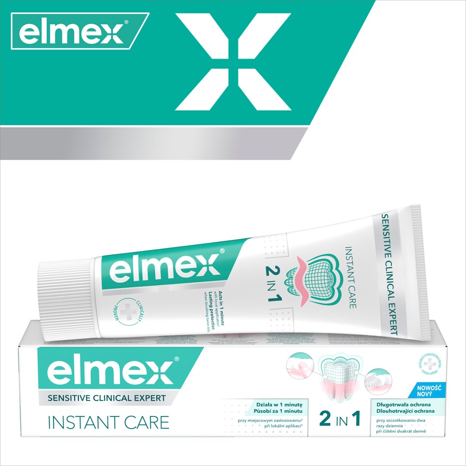 image 1 of Elmex Sensitive Clinical Expert Instant Care Toothpaste