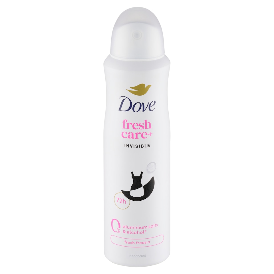 image 1 of Dove Fresh Care+ Invisible Deodorant Aerosol 150ml