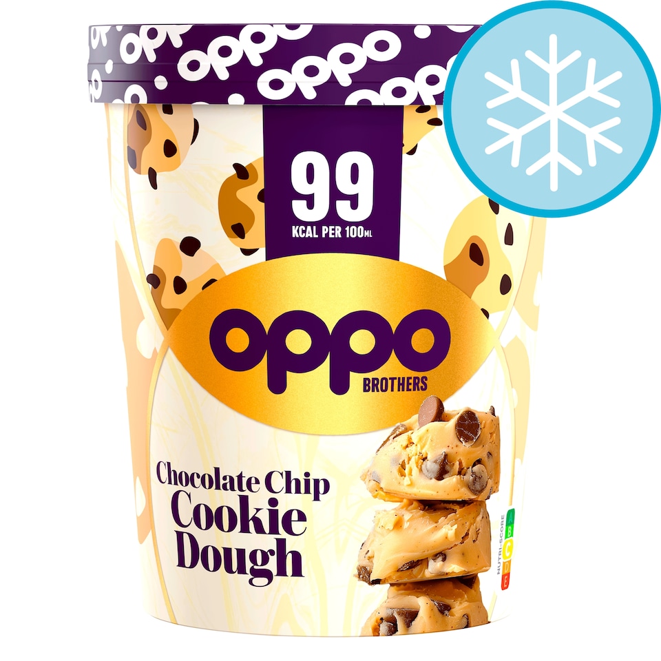 Oppo Chocolate Chip Cookie Dough Ice Cream 475Ml