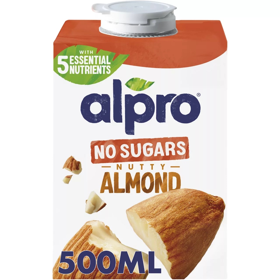 Alpro No Sugars Nutty Almond Drink 500ml