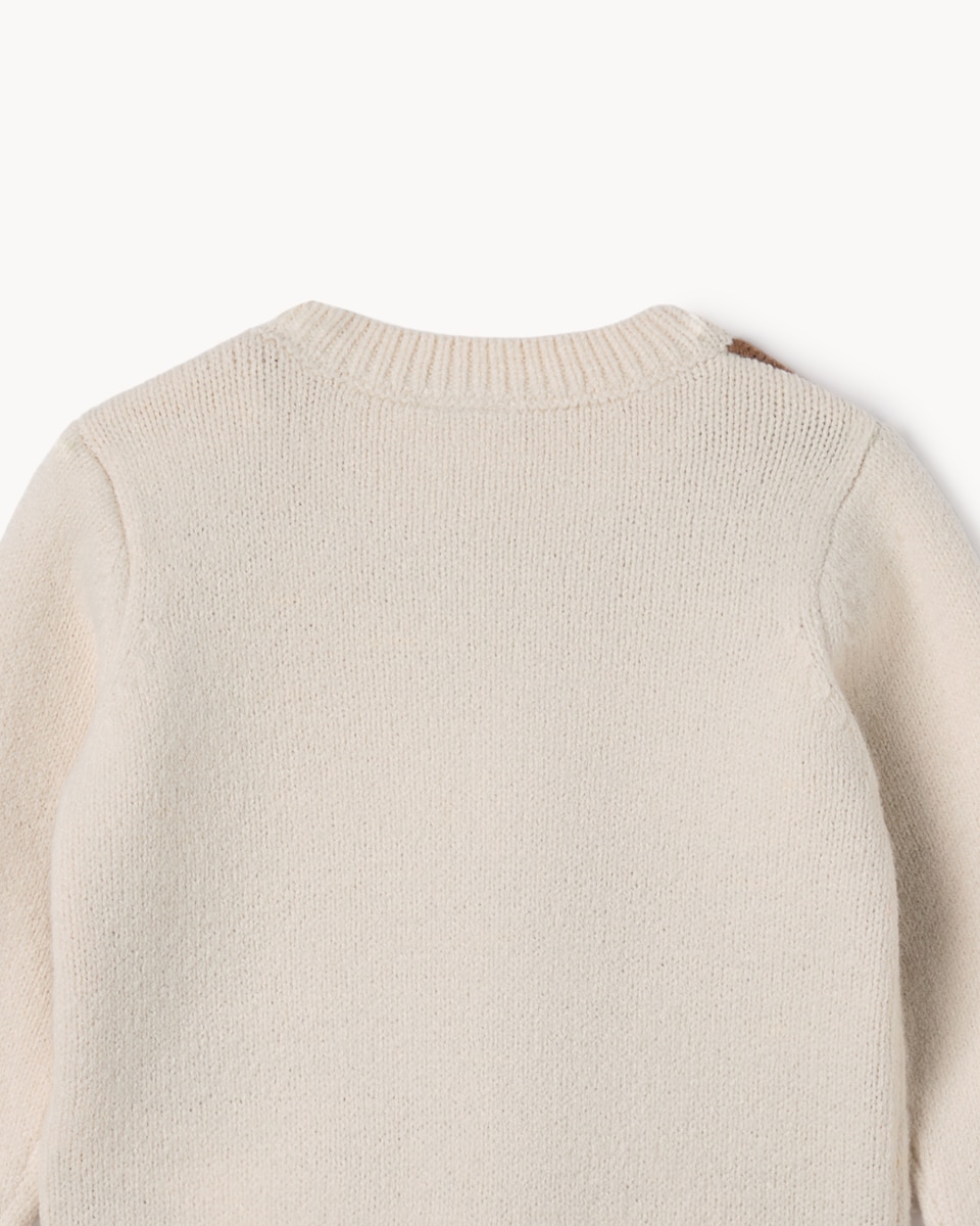 image 1 of F&F Baby Argyle Jumper in Neutral