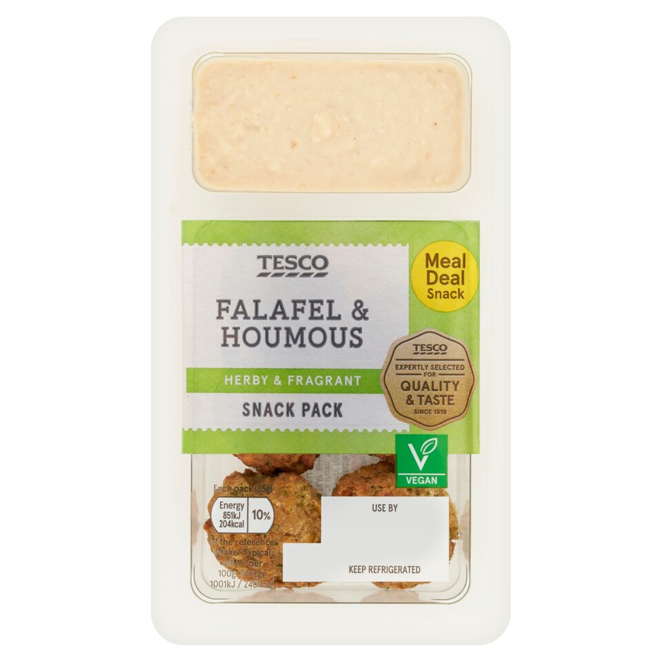 Tesco Falafel & Houmous 85g 