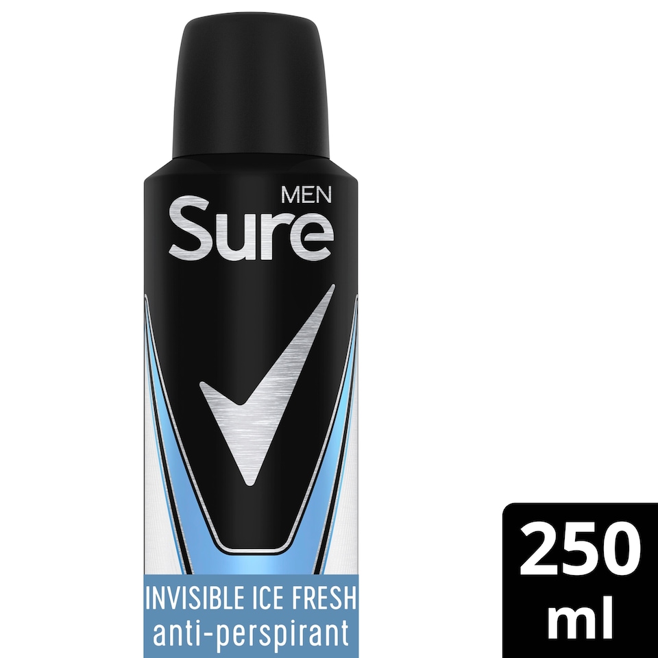 image 1 of Sure Men Invisible Ice Fresh Antiperspirant Deodorant 250Ml