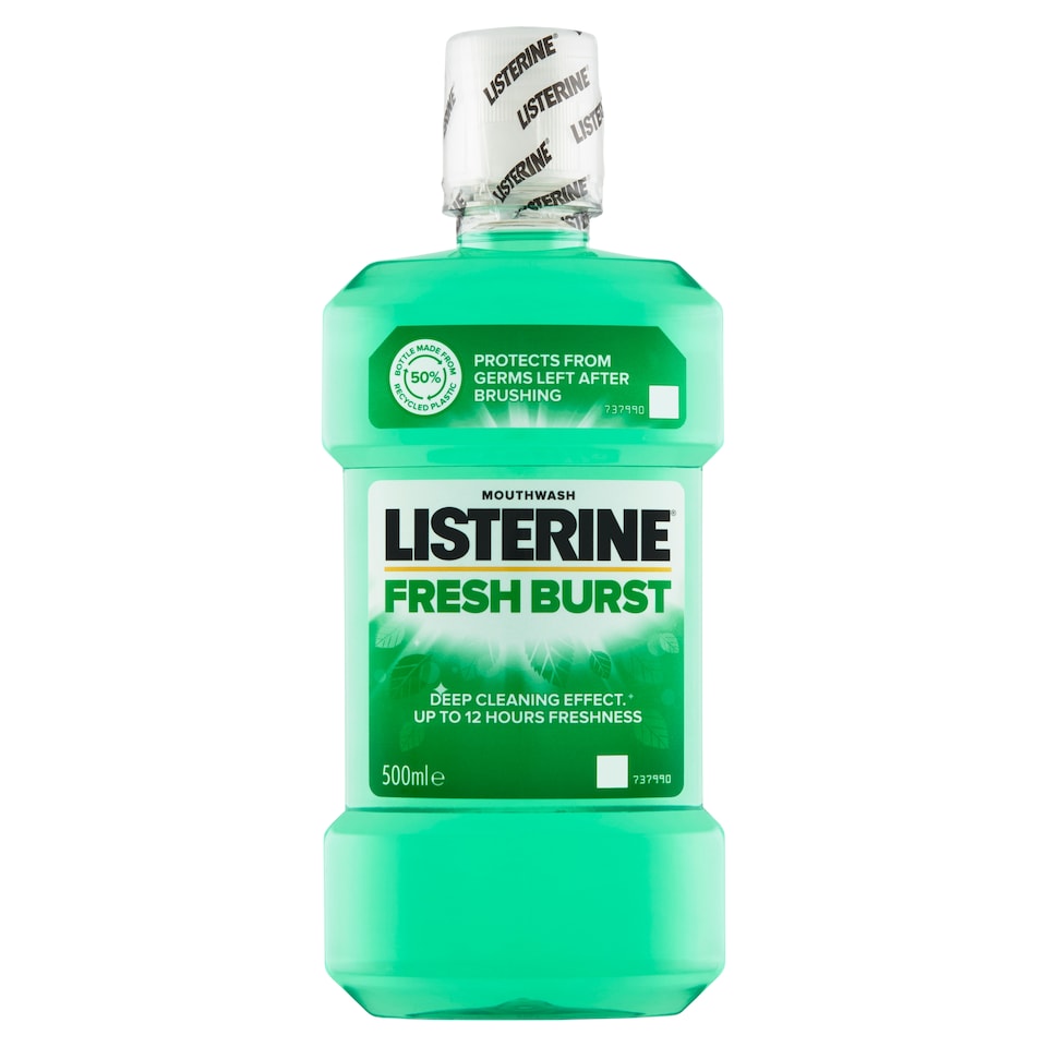 image 1 of Listerine Fresh Burst Mouthwash 500ml