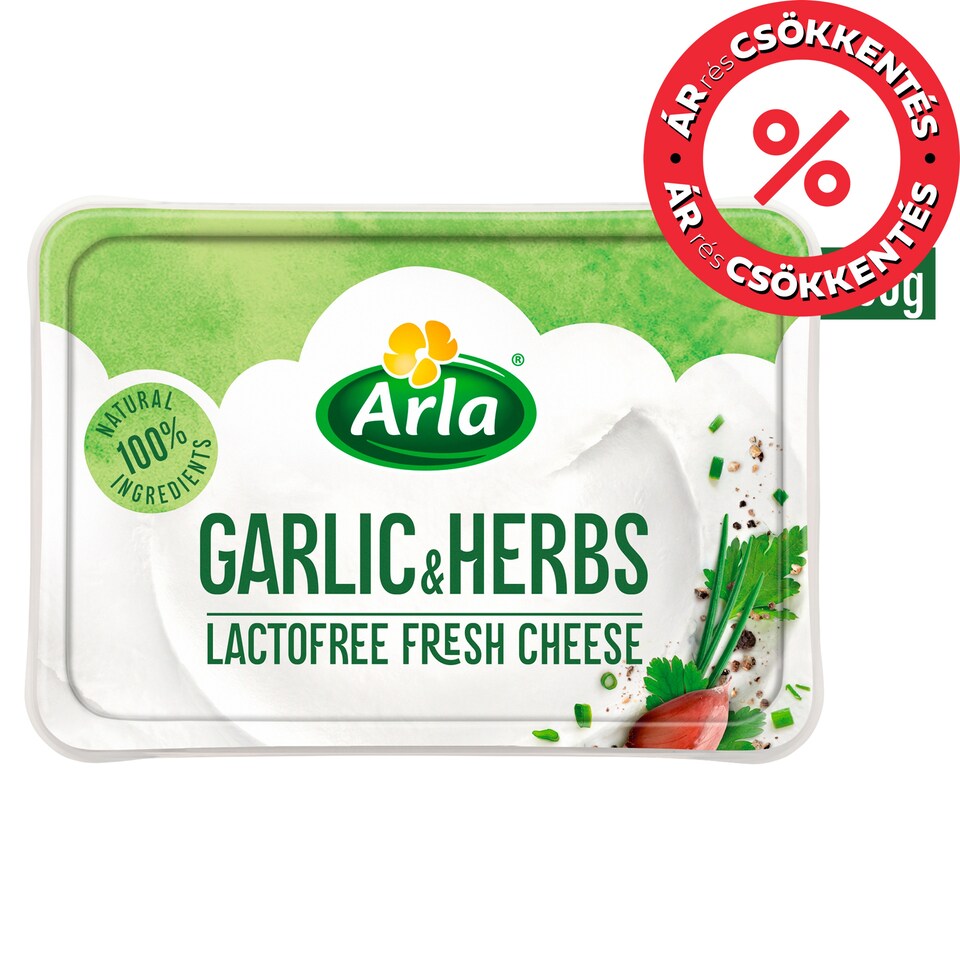 Arla Garlic & Herbs Lactose Free Fresh Cheese 200 g