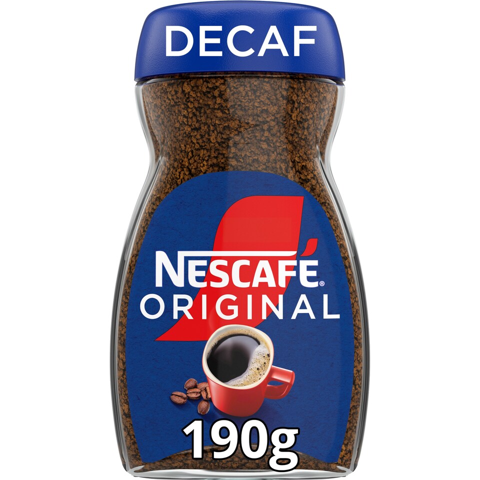 image 1 of Nescafe Original Decaf Instant Coffee 190g
