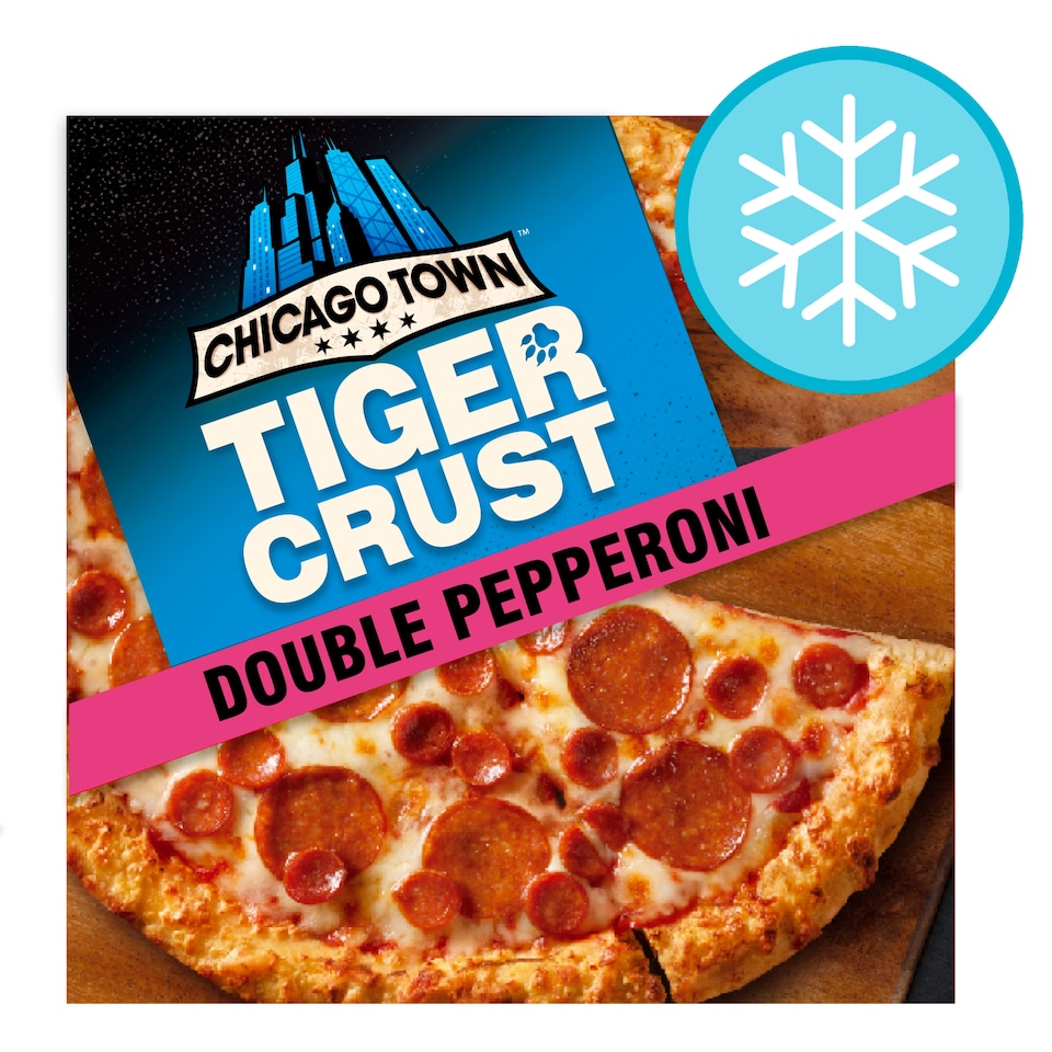 image 1 of Chicago Town Tiger Crust Pizza - Double Pepperoni 320g