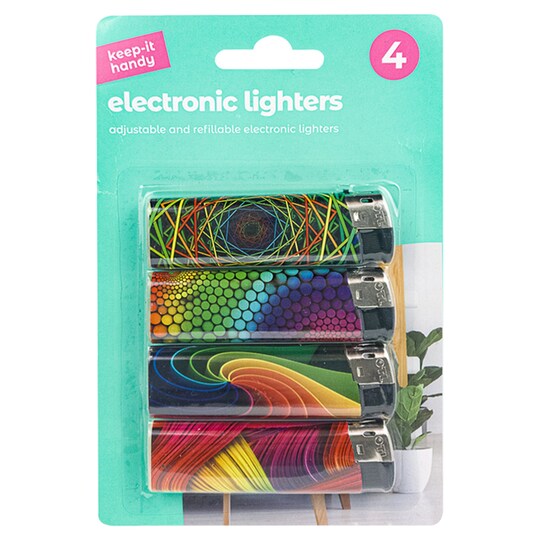 Keep It Handy 4 Pack Lighters Tesco Groceries