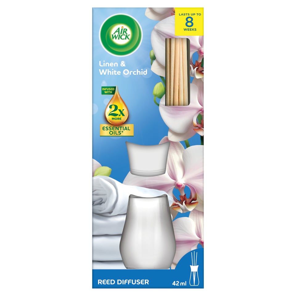 Air Wick Reed Diffuser Linen & White Orchid 42 ml