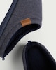 image 3 of F&F Herringbone Mule Slippers in Navy