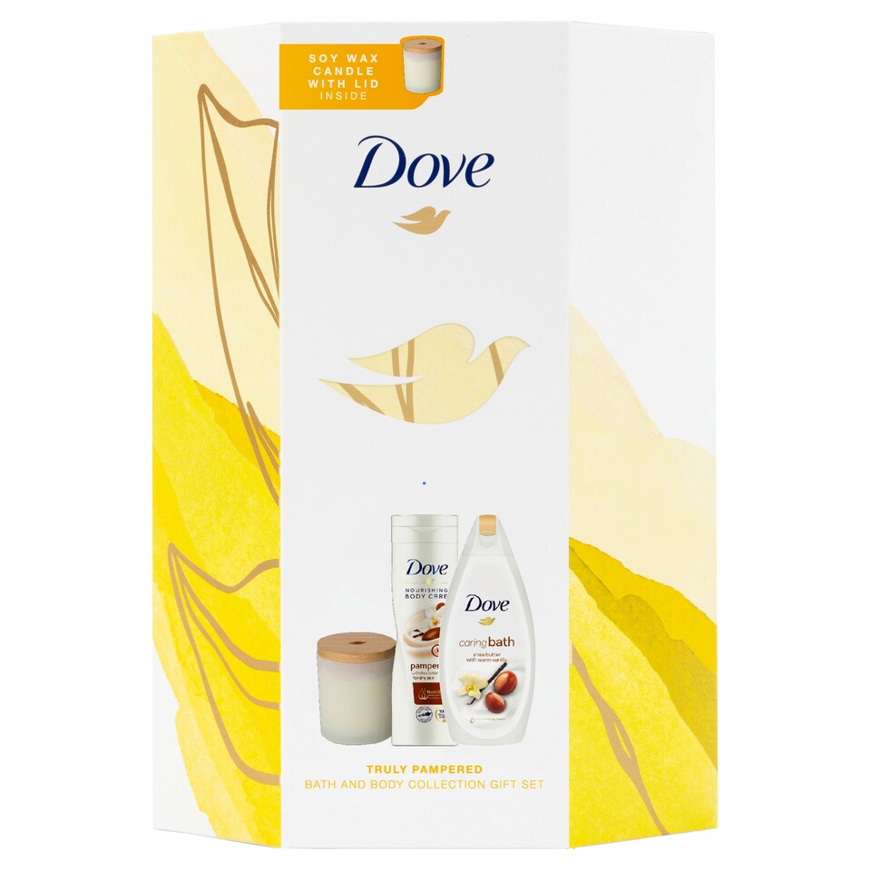 image 1 of Dove Truly Pampered Bath And Body Gift Set