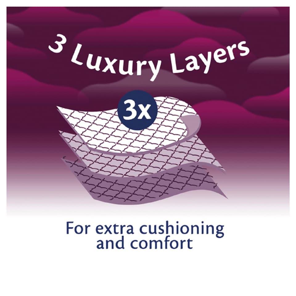 image 1 of Tesco Luxury Soft Quilted Toilet Tissue 6 Long Rolls
