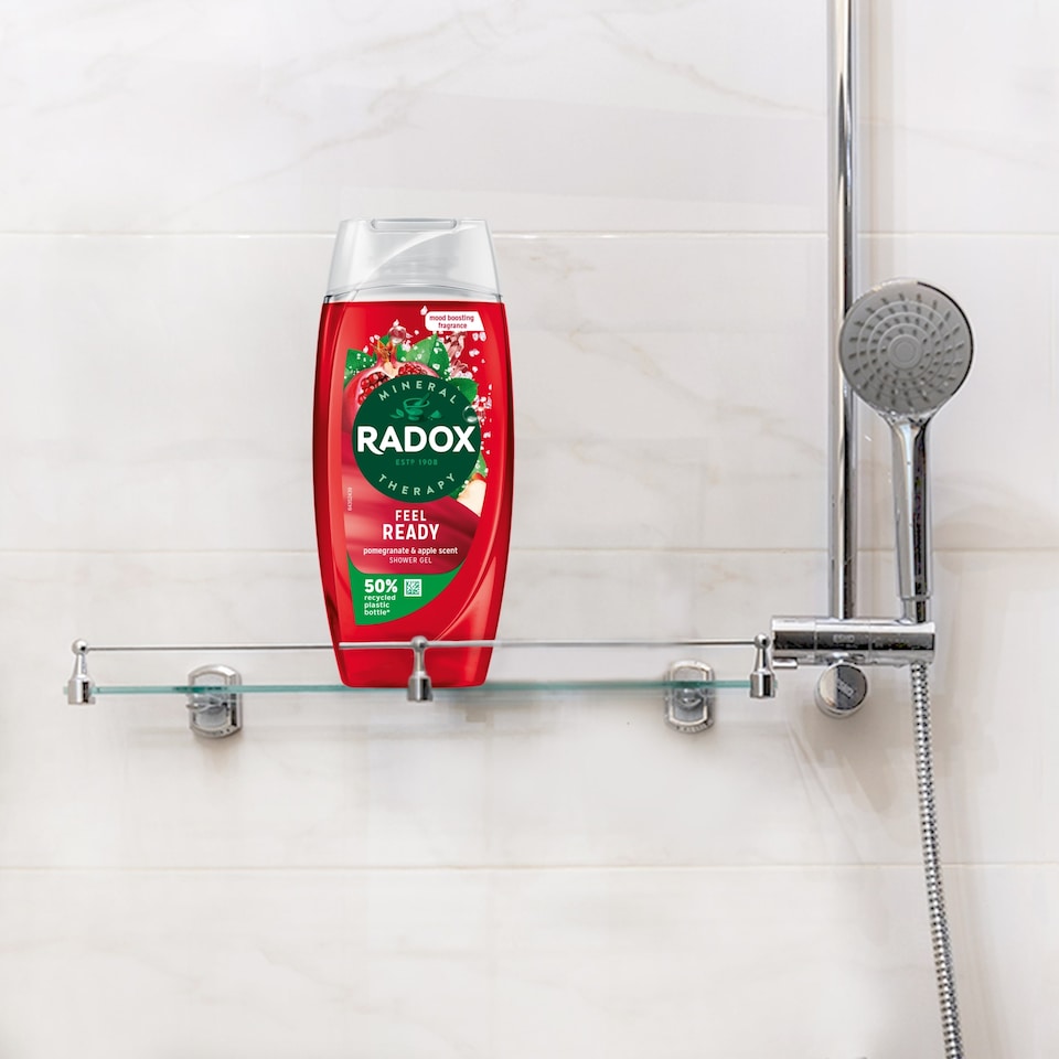 image 1 of Radox Pomegranate & Apple Feel Ready Shower Gel Body Wash 225ml