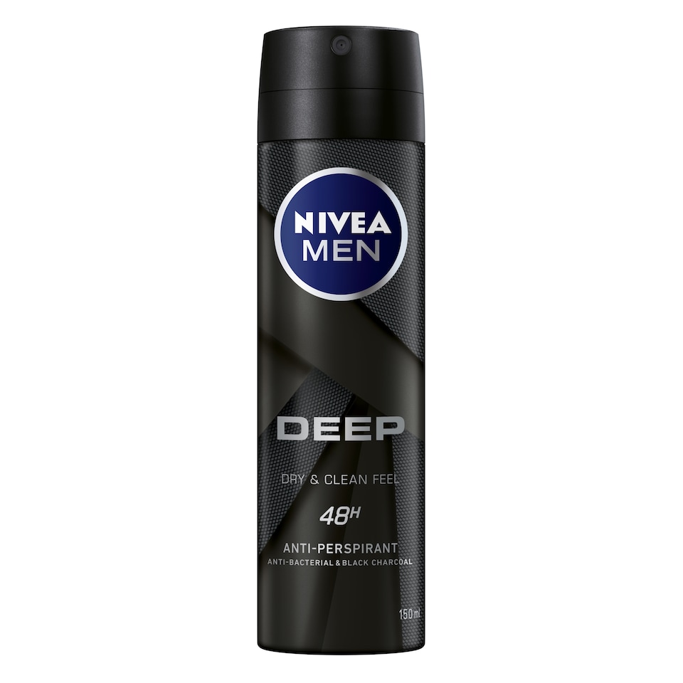 image 1 of NIVEA MEN Deep Darkwood 72h Anti-Perspirant Deodorant Spray 150ml