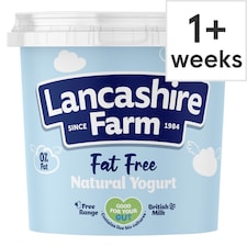 Lancashire Farm Fat Free Natural Yogurt 1kg
