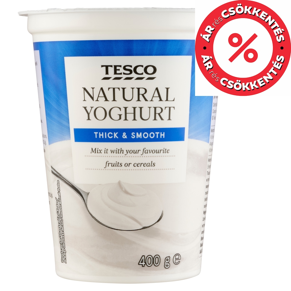 Tesco natúr joghurt 400 g