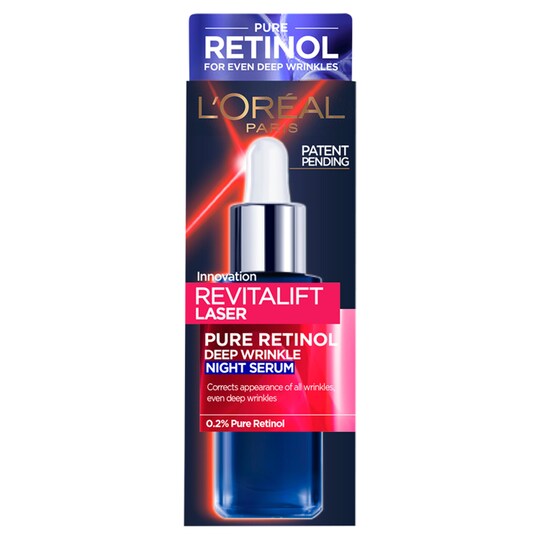 L’Oreal Revitalift Laser Retinol Night Serum 30Ml Tesco Groceries