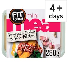 Fit Foods Mini Meal Parmesan Chicken & Garlic Potatoes 280g