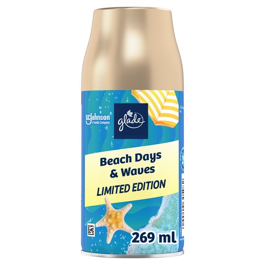 Glade Automatic Beach Days And Waves Refill 269Ml Tesco Groceries