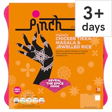Pinch Majestic Chicken Tikka Masala & Jewelled Rice 400g 