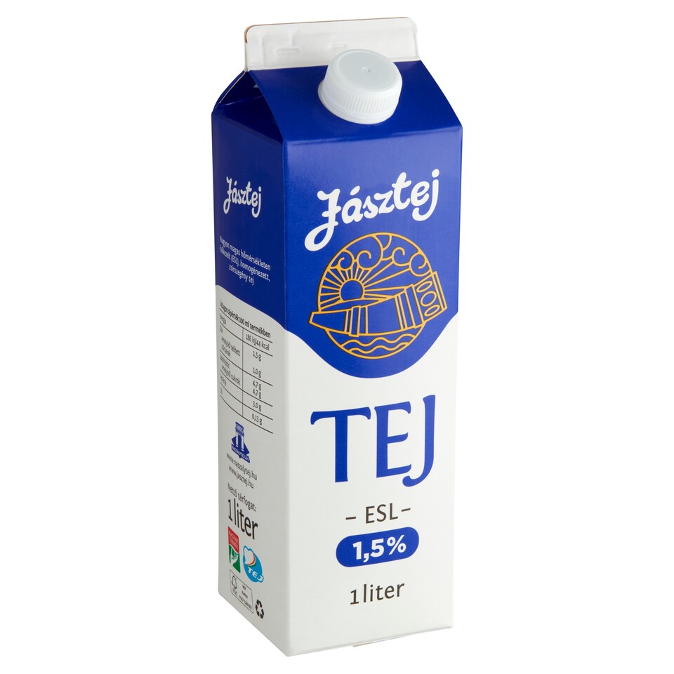 Jásztej ESL zsírszegény tej 1,5% 1 l