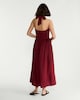 image 3 of F&F Halter Neck Maxi Dress in Red