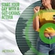 image 4 of Activia Raspberry No Added Sugar No Fat Gut Health Yoghurt 4x115g