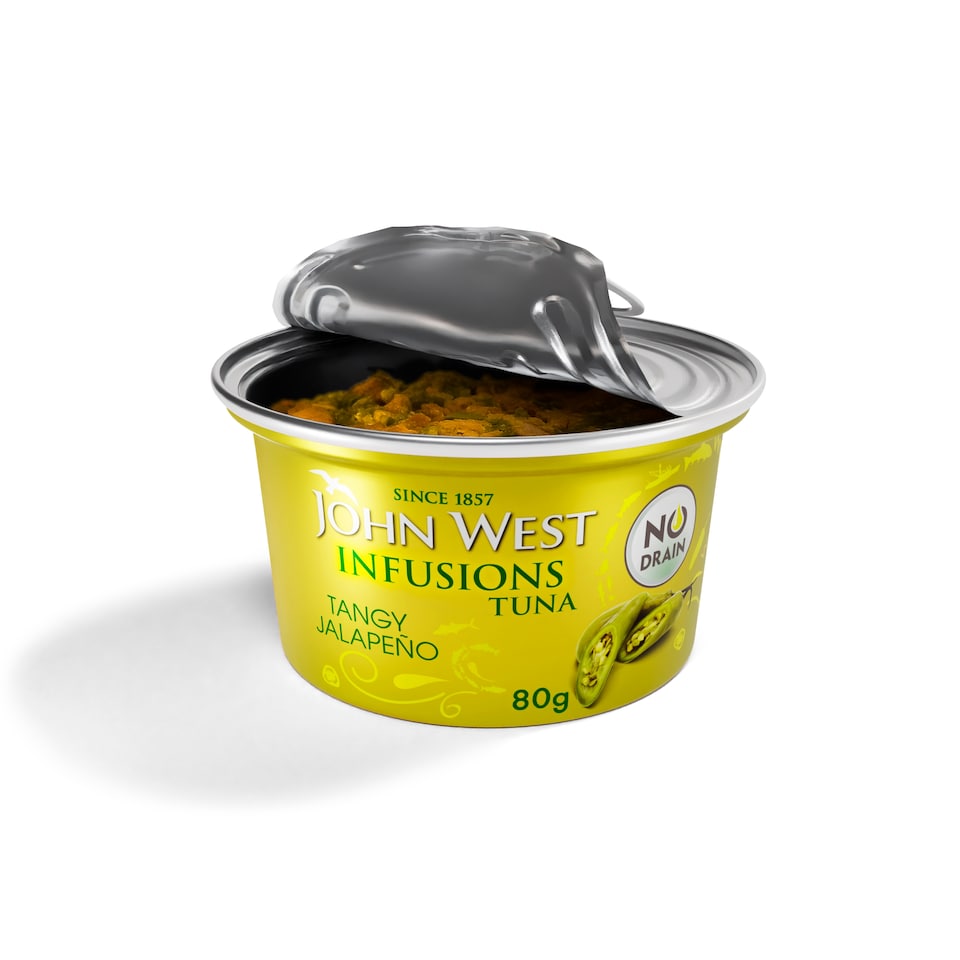 image 1 of John West Tuna Infusions Jalapeno 80G