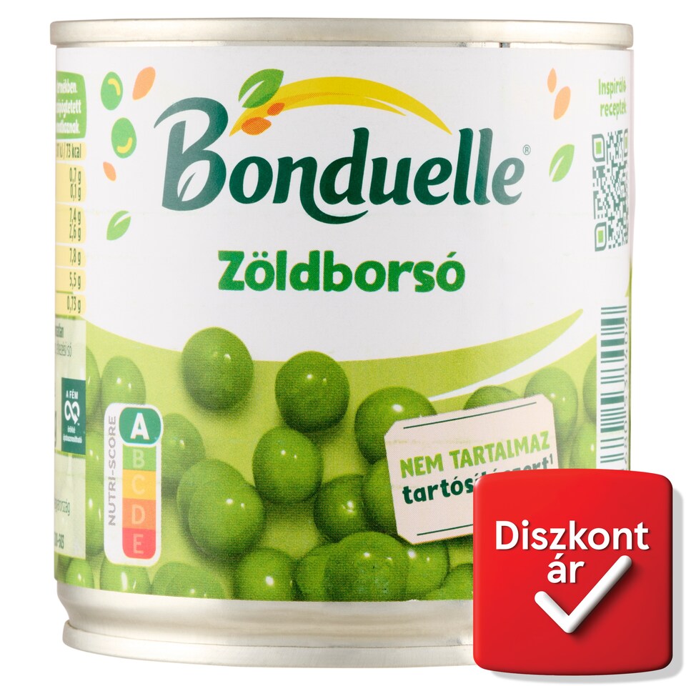 Bonduelle zöldborsó 200 g  1. kép