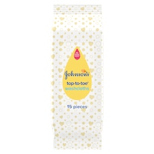 Johnson's Baby Top-To-Toe Washcloths 15S