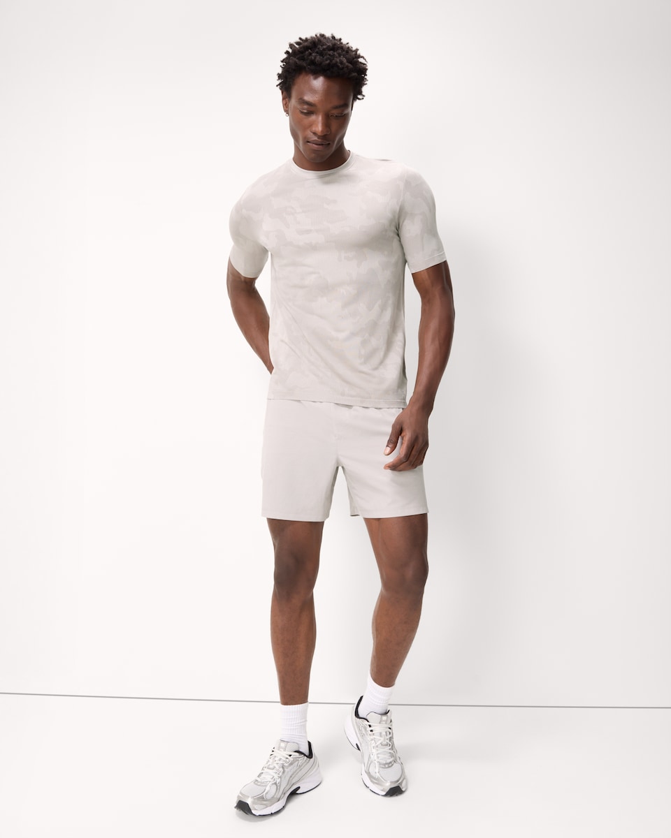 image 1 of F&F Active ULTRARUN Camouflage T-Shirt in Grey