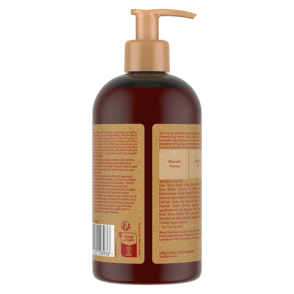 image 1 of Shea Moisture Manuka Honey & Oil Intensive Conditioner 384Ml