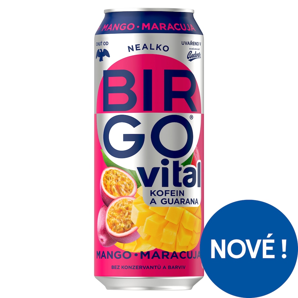 Birgo Vital Non-Alcoholic with Mango-Passion Fruit Flavor 0.5L